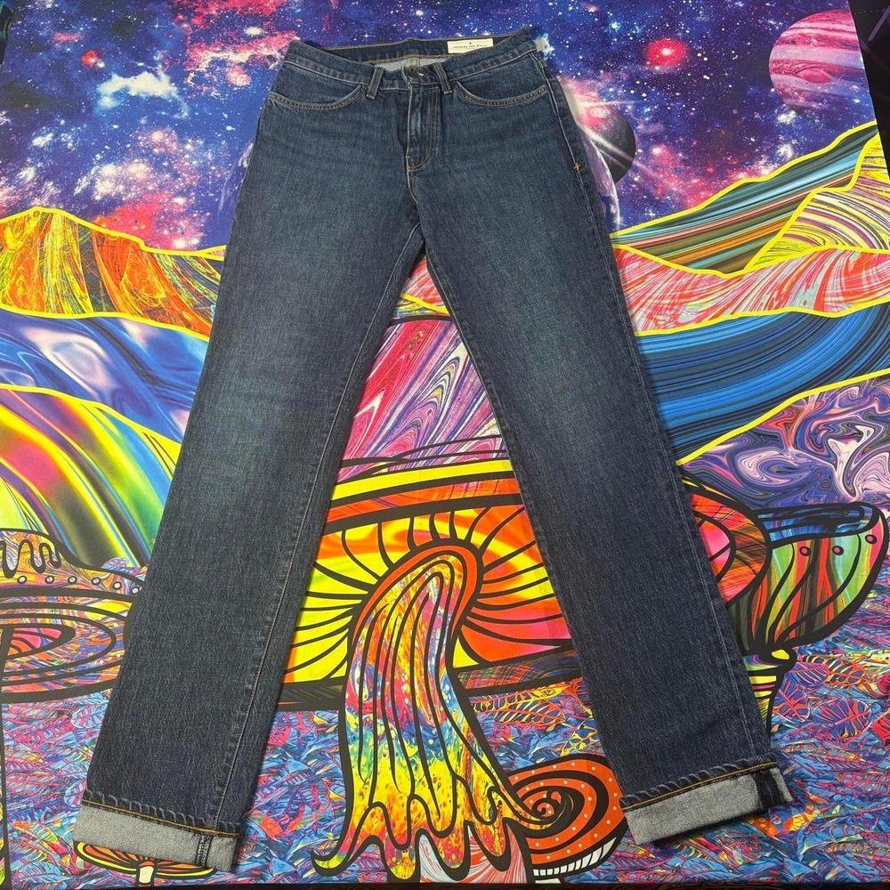 Imogene + Willie Imogene Slim Jeans Navy Blue Premium Denim Size 26